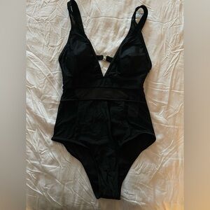 Cupshe Black One-Piece mesh Swimsuit